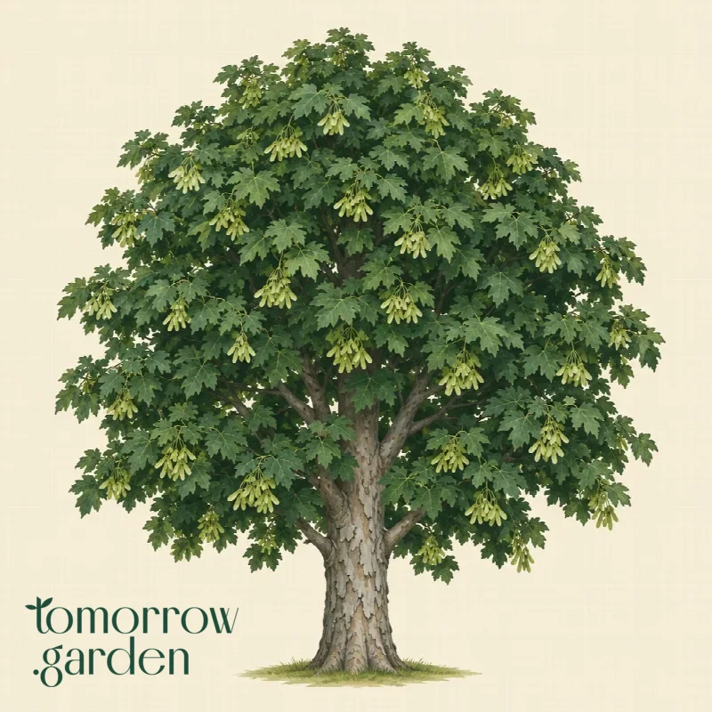 Illustration of Sycamore maple