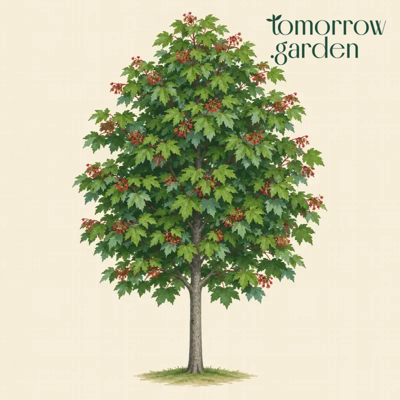 Illustration of Red maple