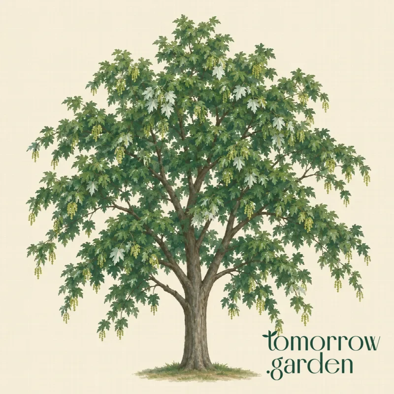Illustration of Silver maple