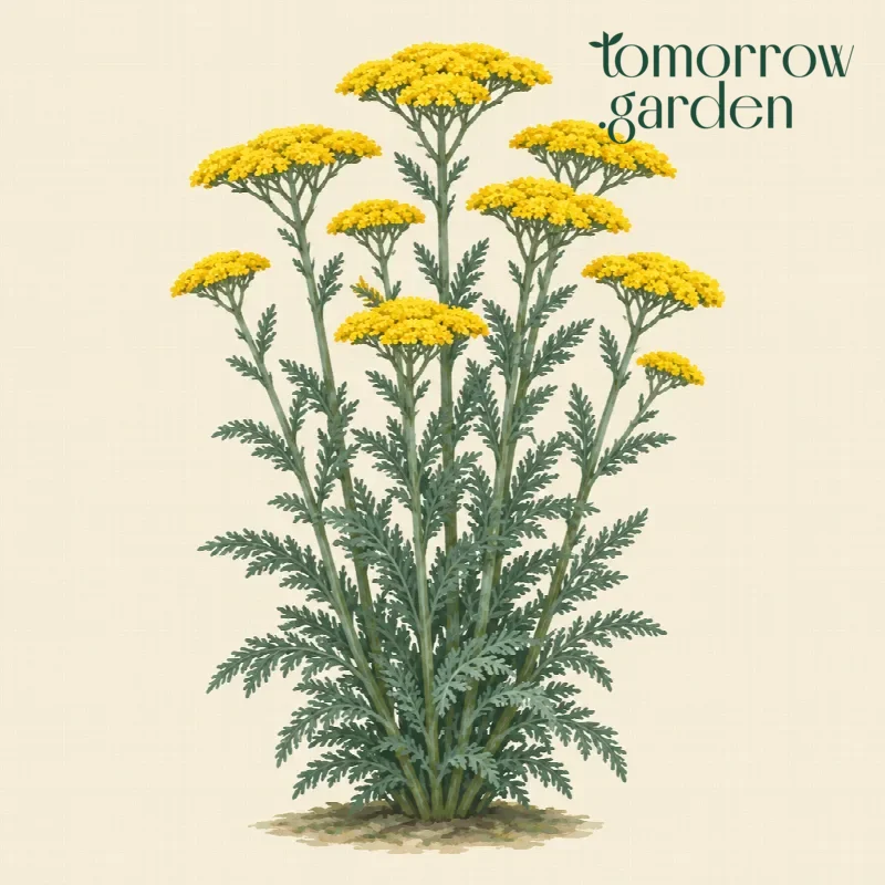 Illustration of Fernleaf yarrow