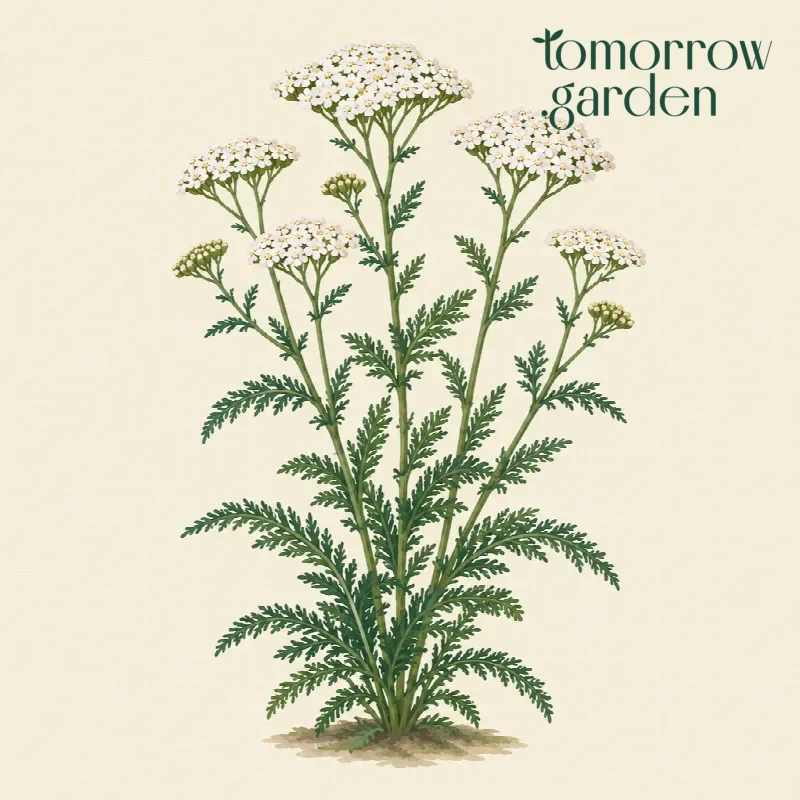 Illustration of Common yarrow