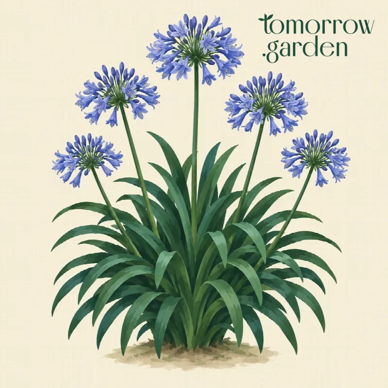 Illustration of African lily