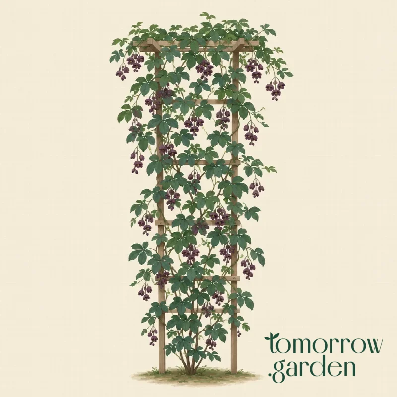 Illustration of Chocolate vine