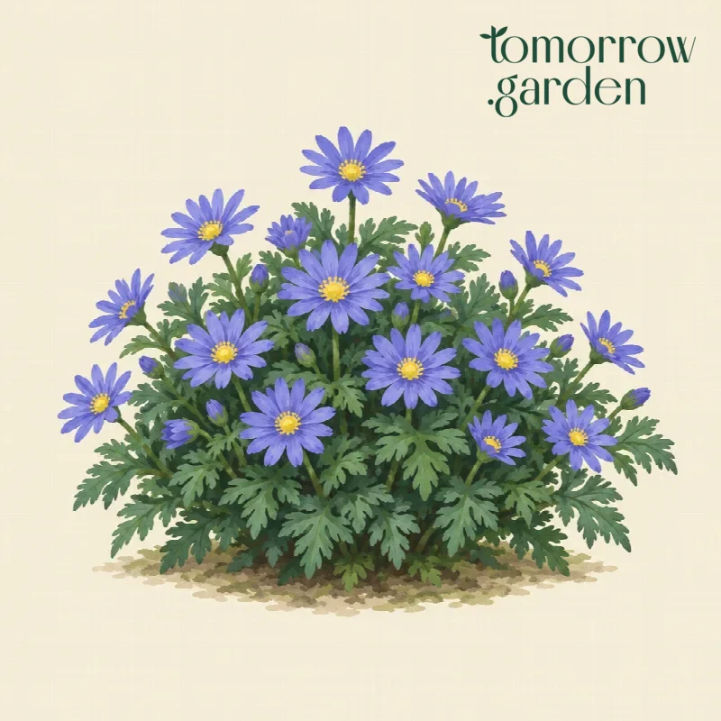 Illustration of Grecian windflower