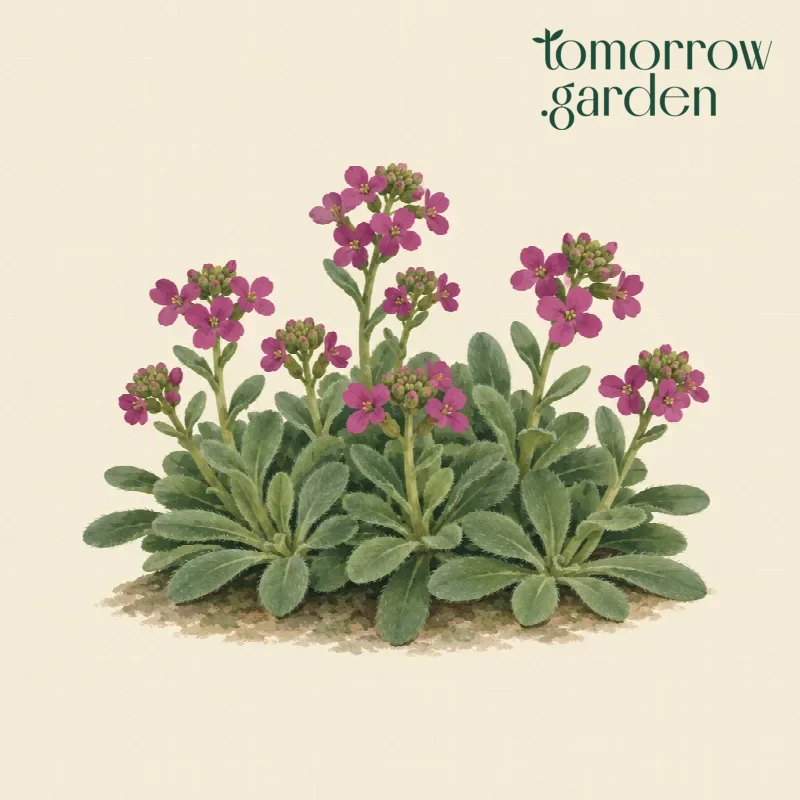 Illustration of Rose rock cress