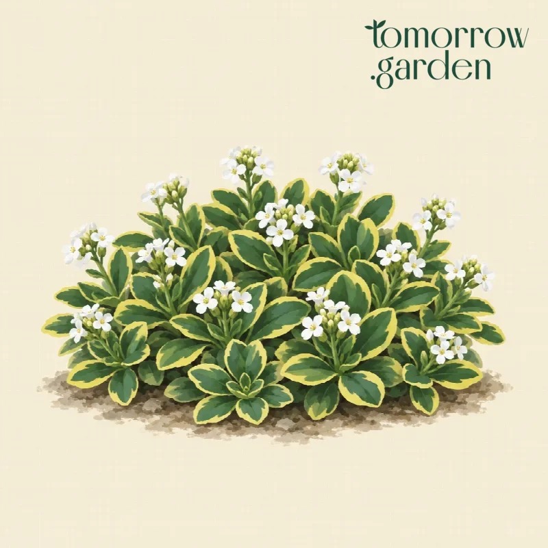 Illustration of Variegated rock cress