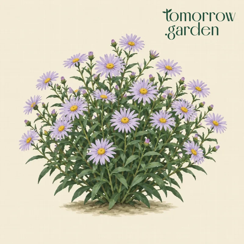 Illustration of Pyrenean aster