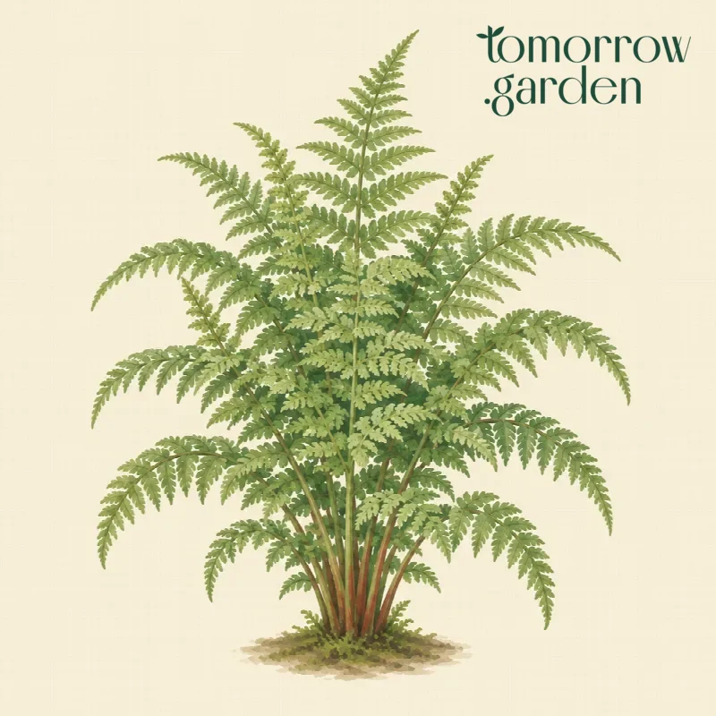 Illustration of Lady fern