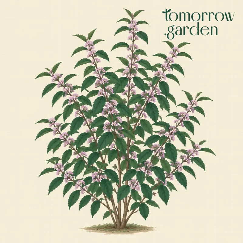 Illustration of Beautyberry