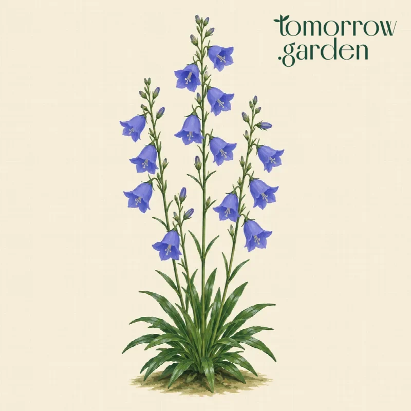 Illustration of Peach-leaved bellflower