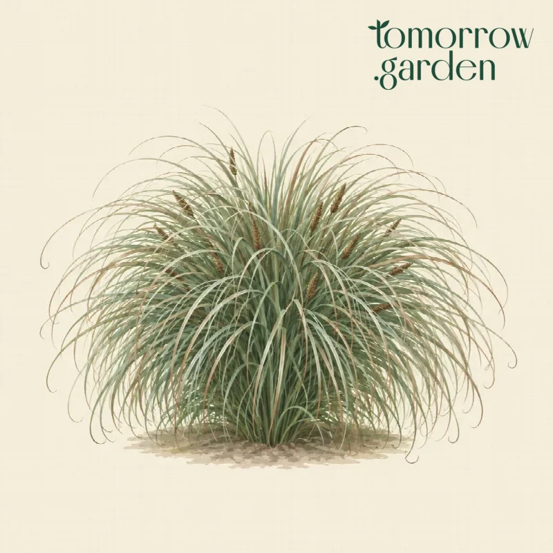 Illustration of New Zealand hair sedge
