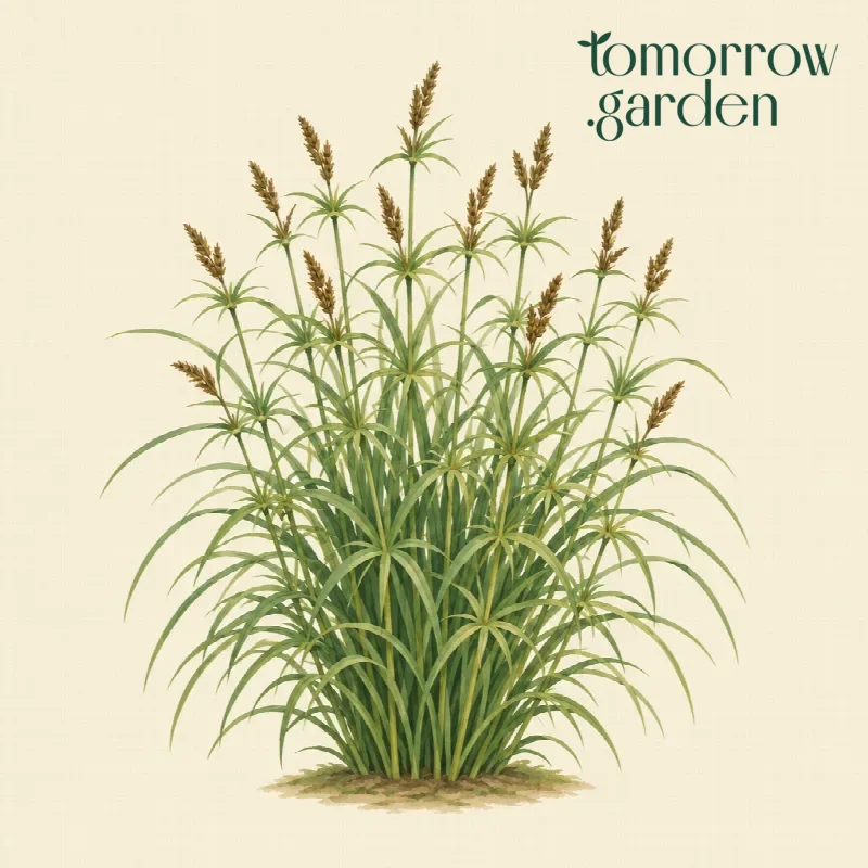 Illustration of Palm sedge