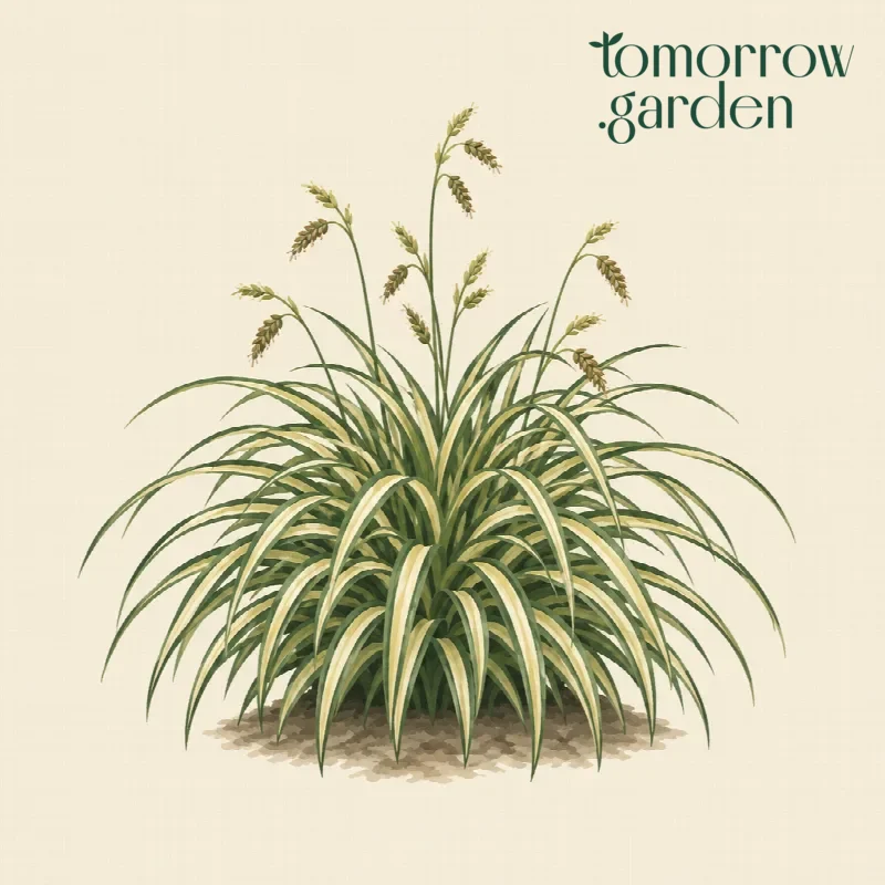 Illustration of Japanese sedge