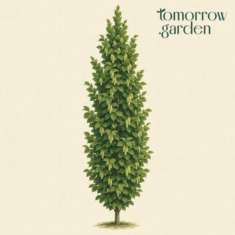 Illustration of Fastigiate hornbeam