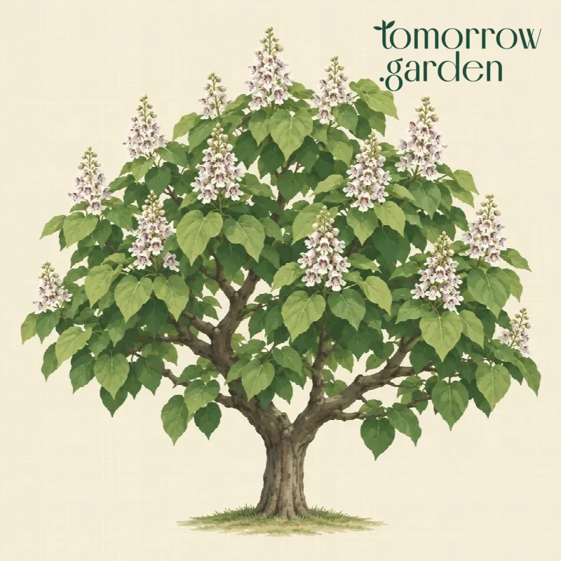 Illustration of Indian bean tree