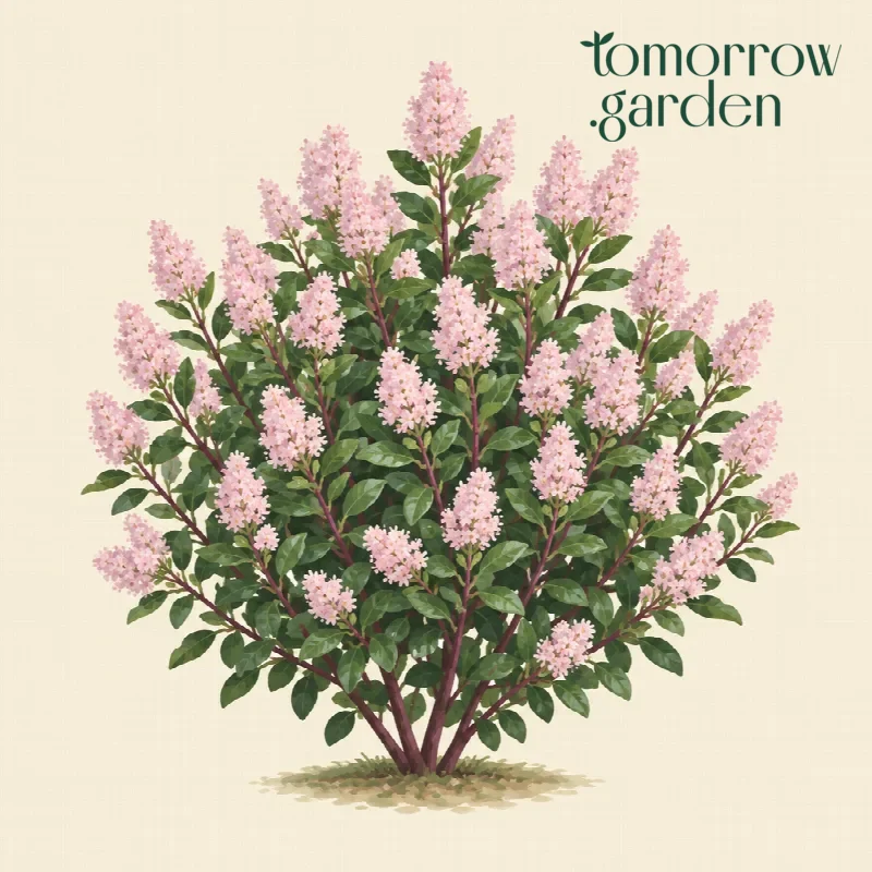 Illustration of Pink ceanothus