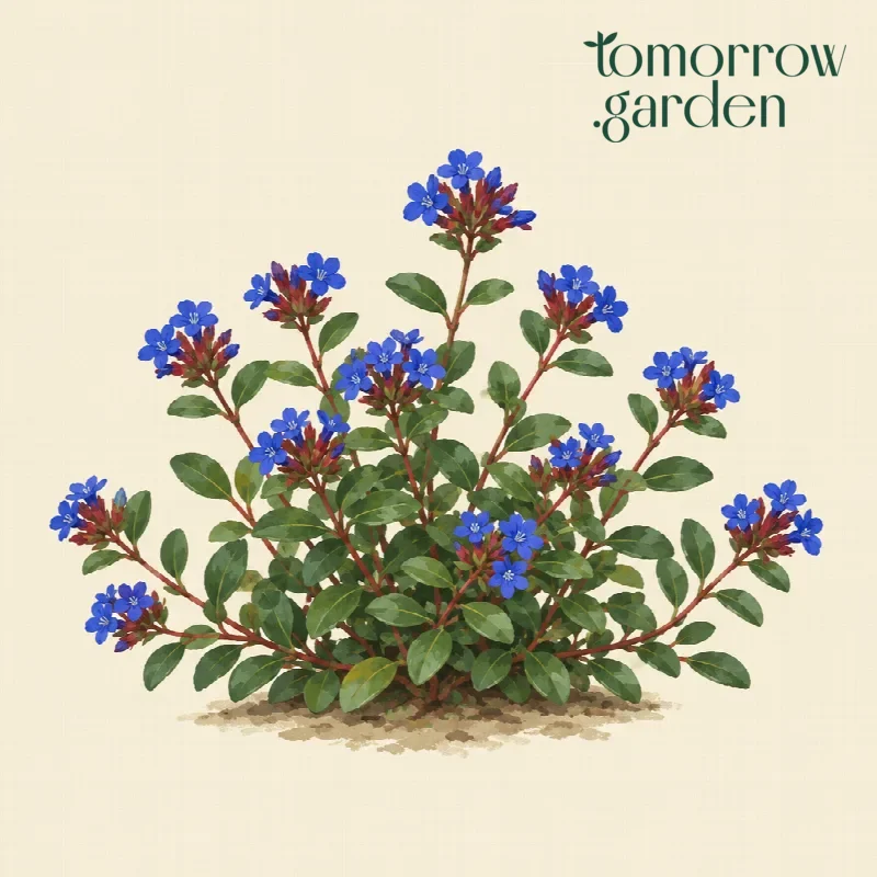 Illustration of Hardy plumbago