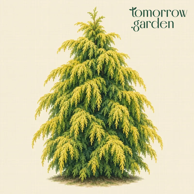 Illustration of Sawara cypress