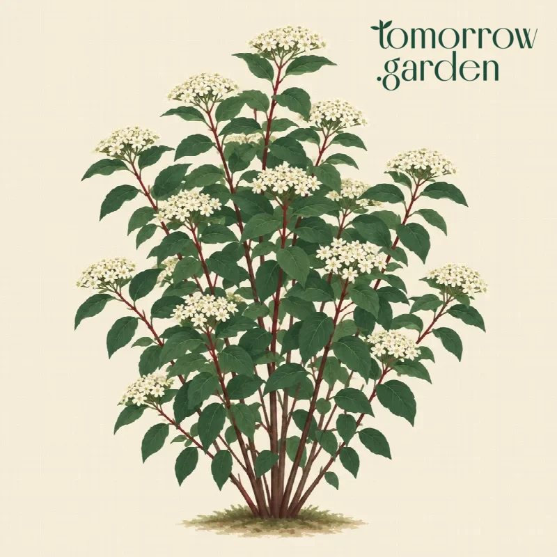 Illustration of Common dogwood