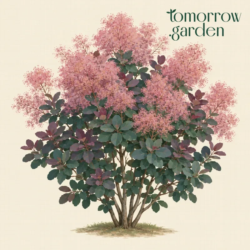Illustration of Smoke bush