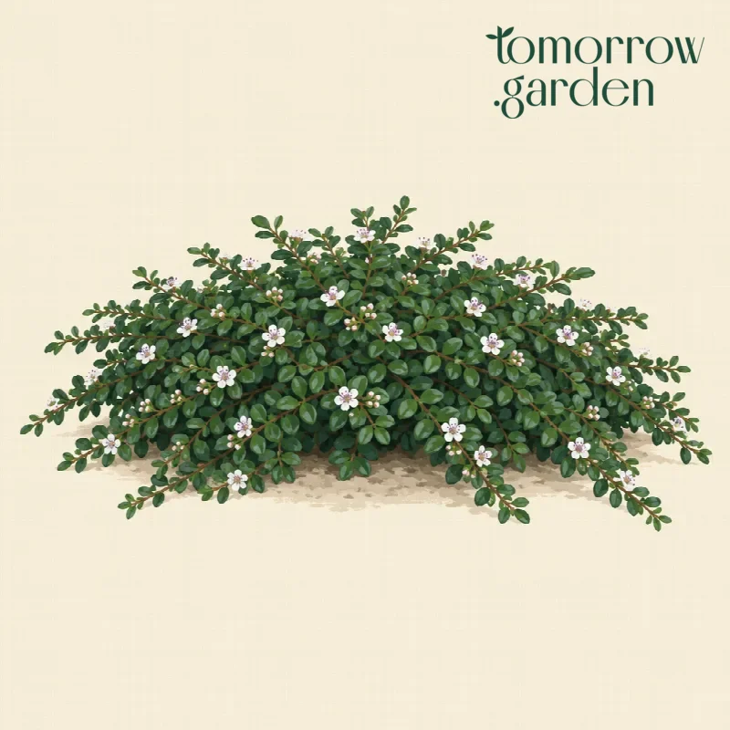 Illustration of Bearberry cotoneaster