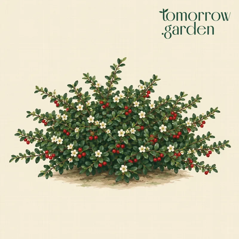 Illustration of Small-leaved cotoneaster