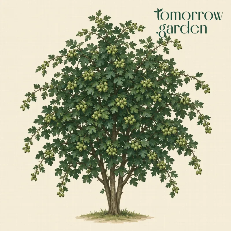 Illustration of Common hawthorn