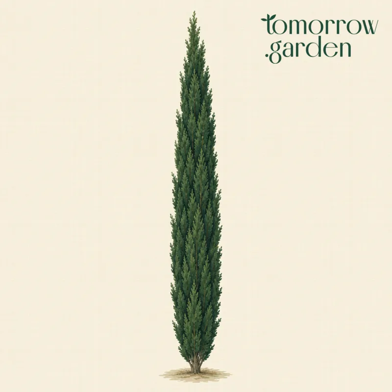 Illustration of Totem Italian cypress