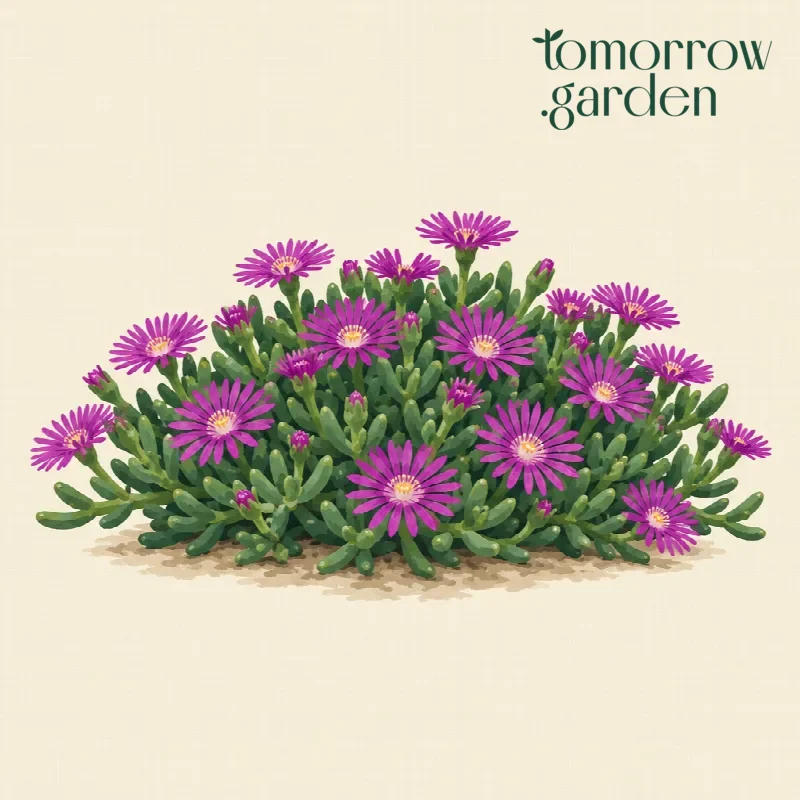 Illustration of Hardy ice plant