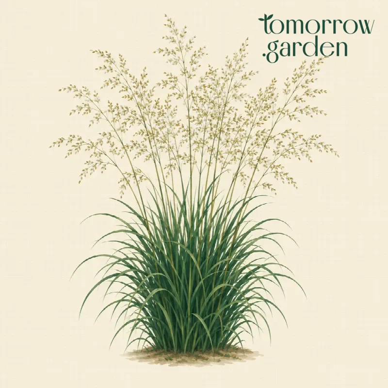 Illustration of Tufted hair grass