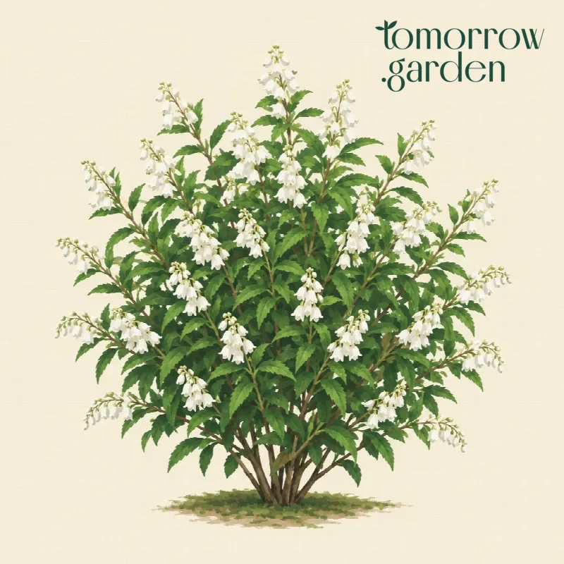 Illustration of Slender deutzia