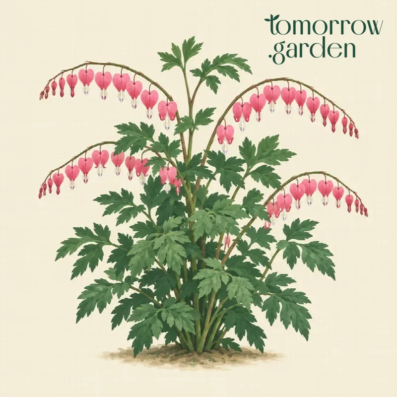 Illustration of Bleeding heart