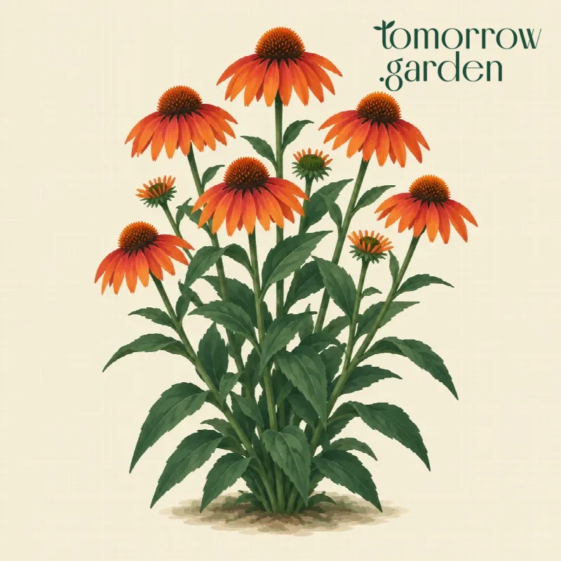 Illustration of Hybrid coneflower