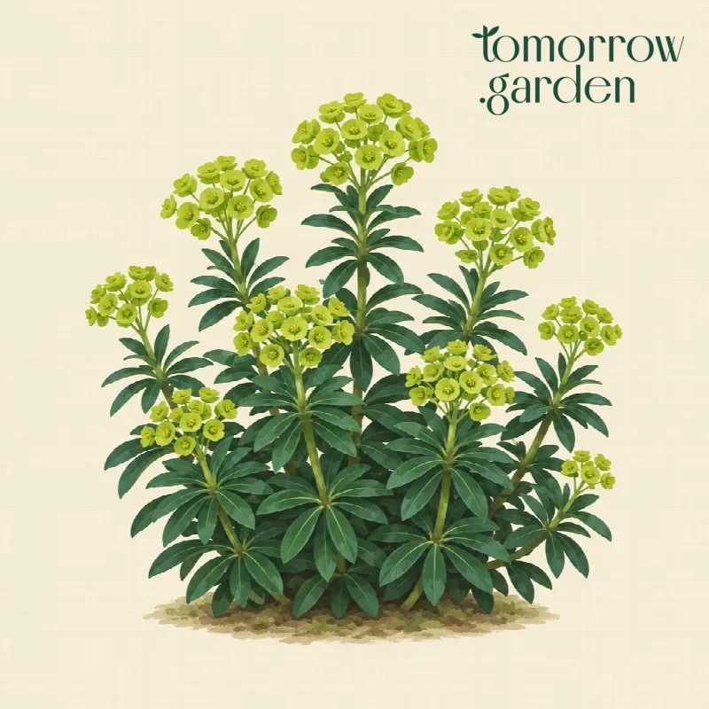 Illustration of Wood spurge