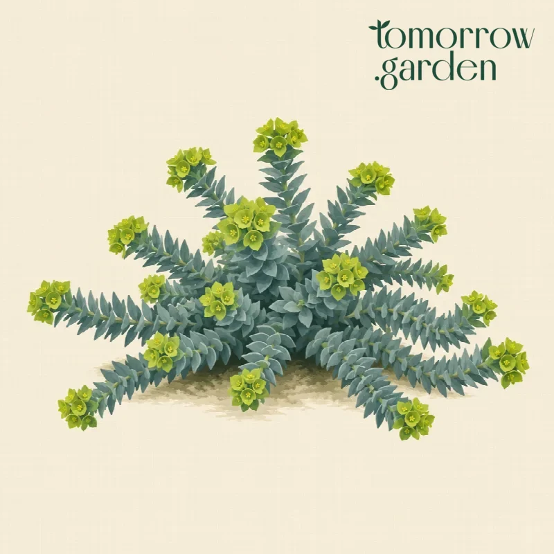 Illustration of Myrtle spurge