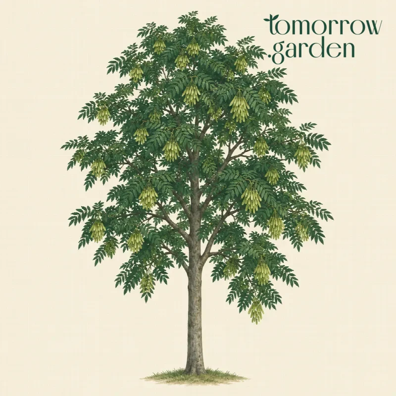Illustration of European ash