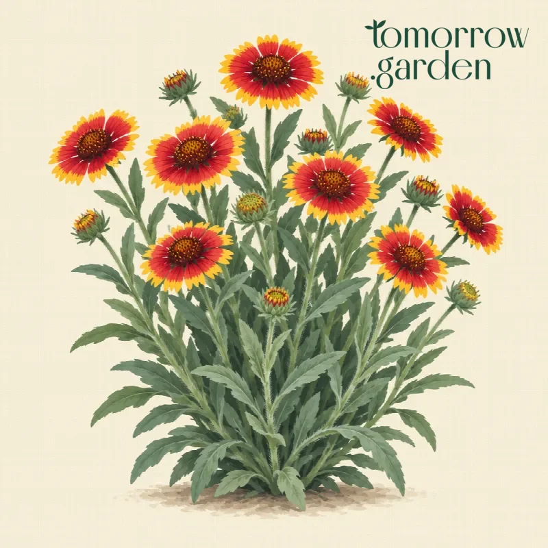 Illustration of Blanket flower