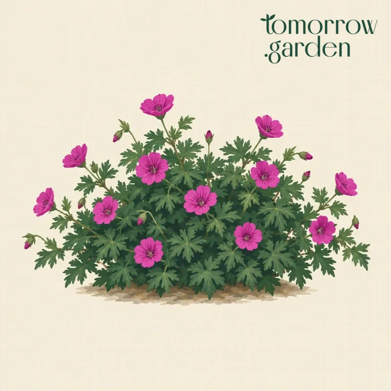 Illustration of Bloody cranesbill