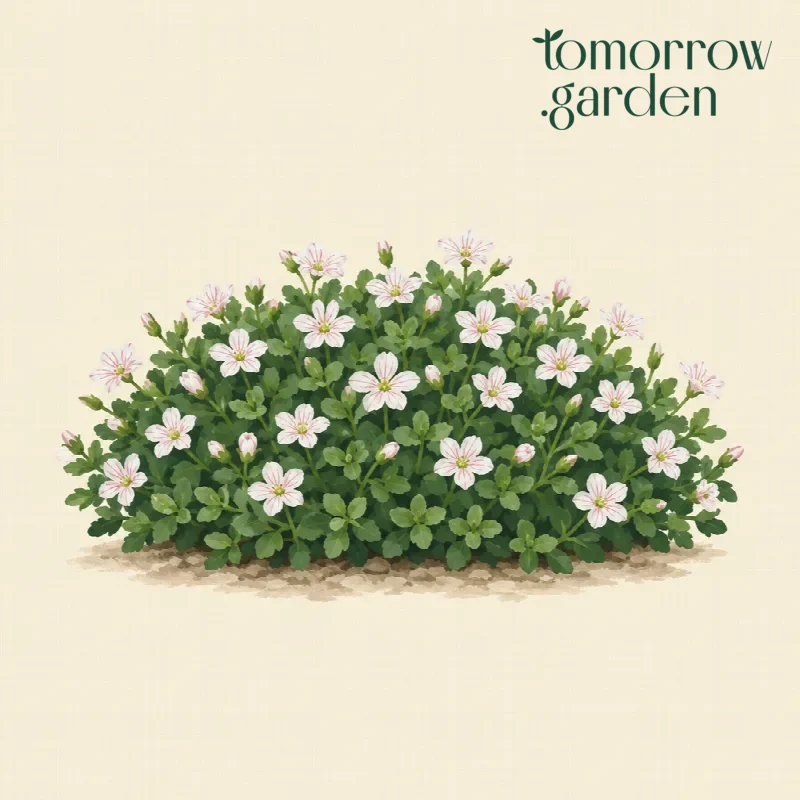 Illustration of Alpine gypsophila