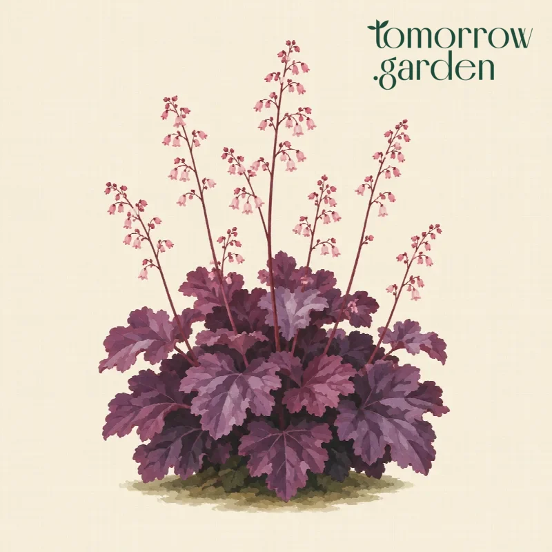 Illustration of Heuchera
