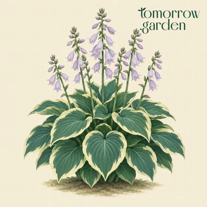 Illustration of Hosta