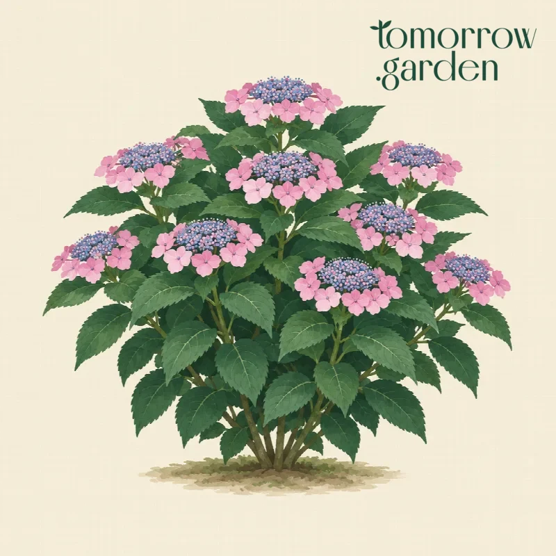 Illustration of Mountain hydrangea