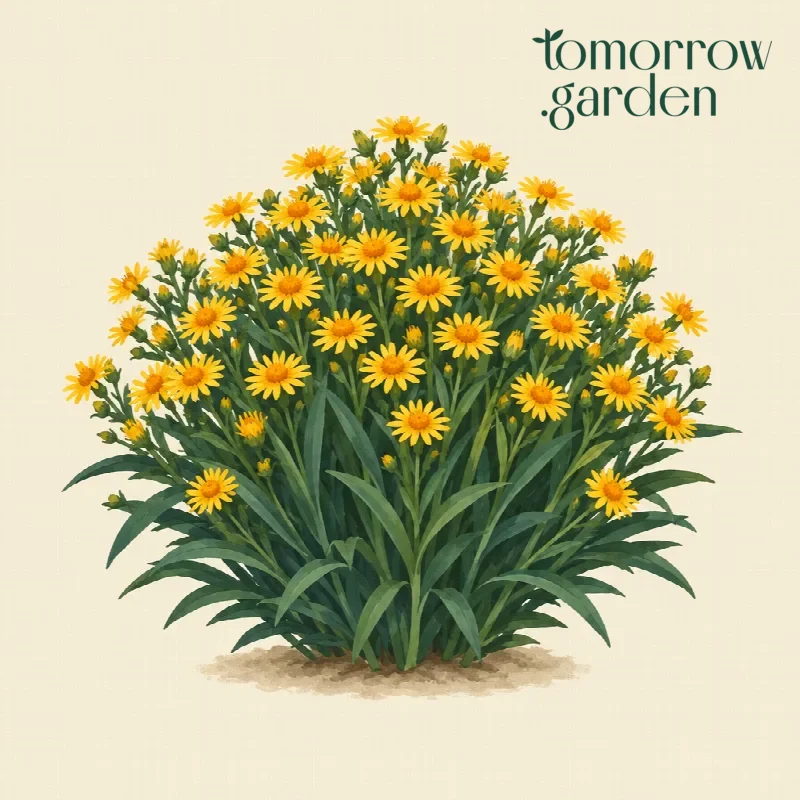 Illustration of Sword-leaved inula