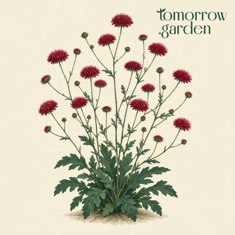 Illustration of Macedonian scabious