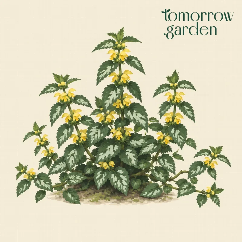 Illustration of Yellow archangel
