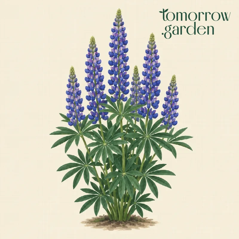 Illustration of Garden lupin