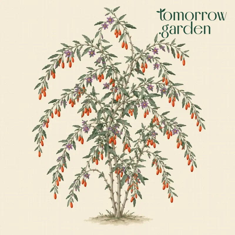 Illustration of Goji berry