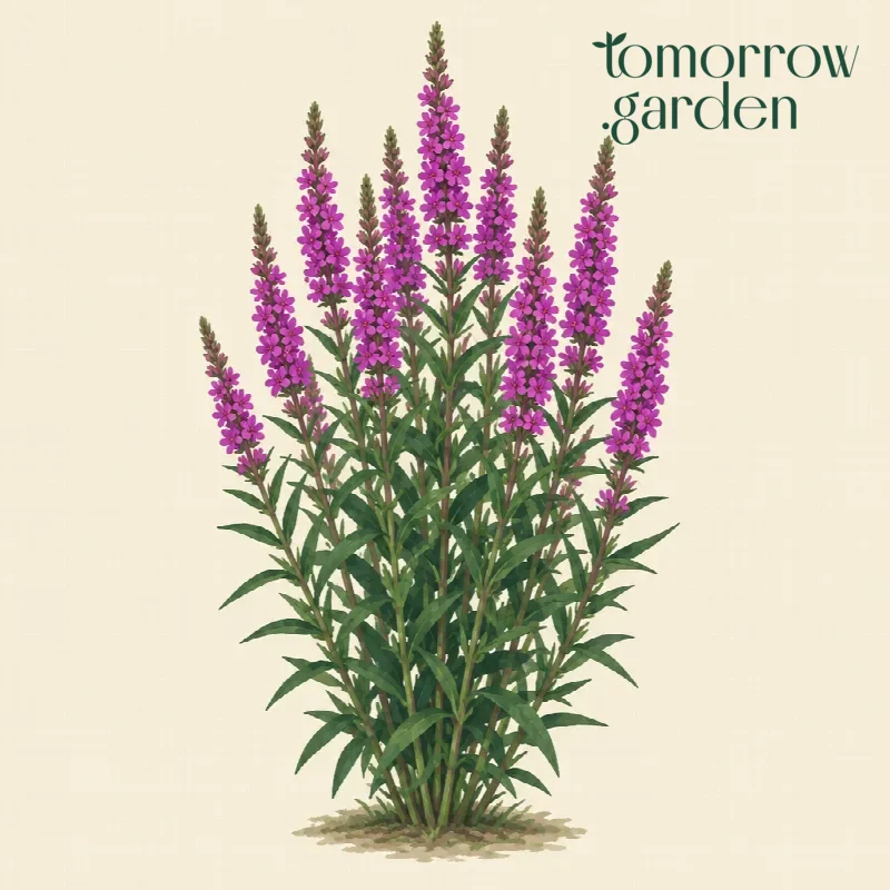 Illustration of Purple loosestrife