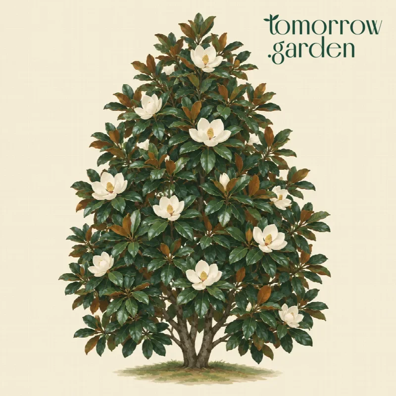 Illustration of Southern magnolia
