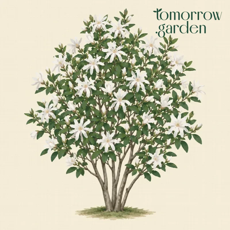 Illustration of Star magnolia